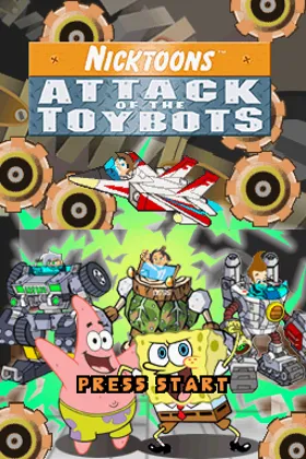 Nicktoons - Attack of the Toybots (USA) screen shot title